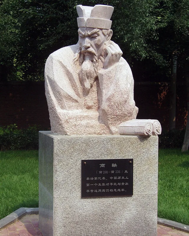 Estatua moderna de Shang Yang