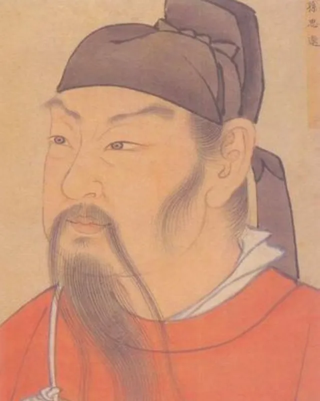 Representación palaciega Qing muy posterior del médico Sun Simiao