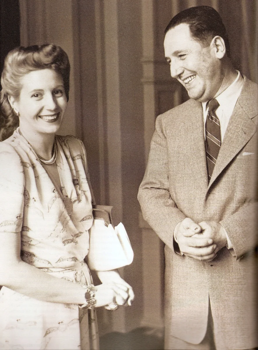 Juan Domingo Perón y Eva Perón